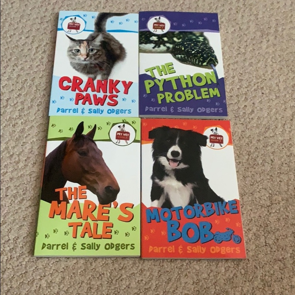 Set of 4 Vet Clinic chapter books